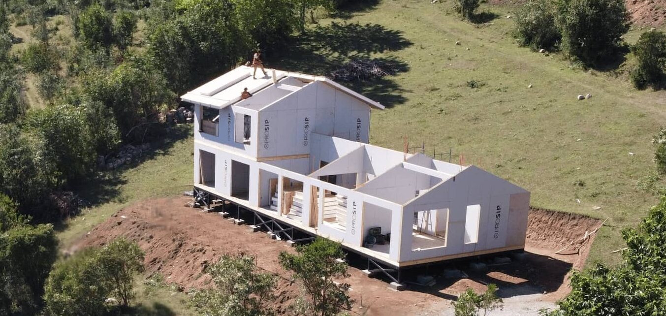 Casa panel SIP PROSIP en construcción